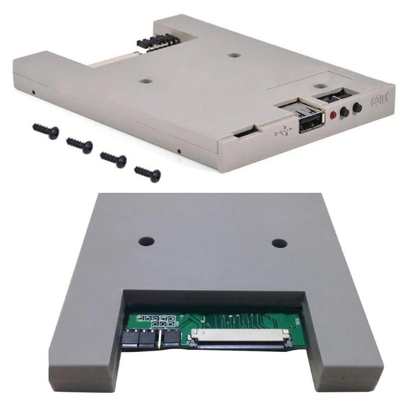 

USB Floppy Disk Reader Drive 3.5in External 1.44MB FDD Diskette Drive for Embroidery Machine Plug Play No Extra Drivers