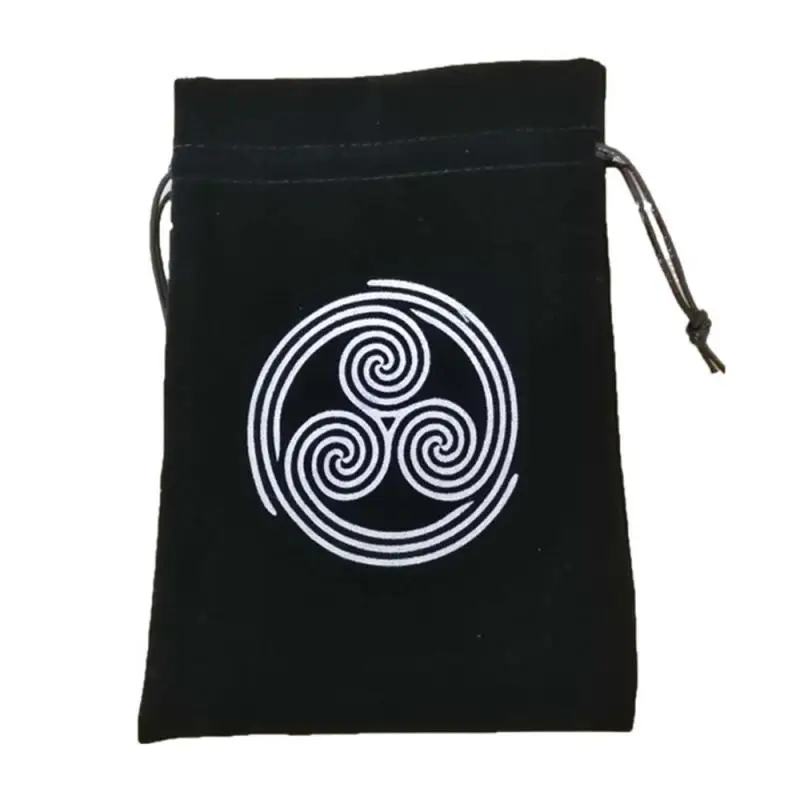 

13x18cm Tarot Oracle Card Special Brand Bag Witch Fortune-telling Witchcraft Supplies Storage Bag German Thick Velvet Bags