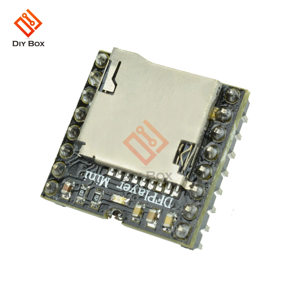 Плата декодирования голоса DFPlayer для Arduino мини модуль MP3-плеера TF-карта U-диск