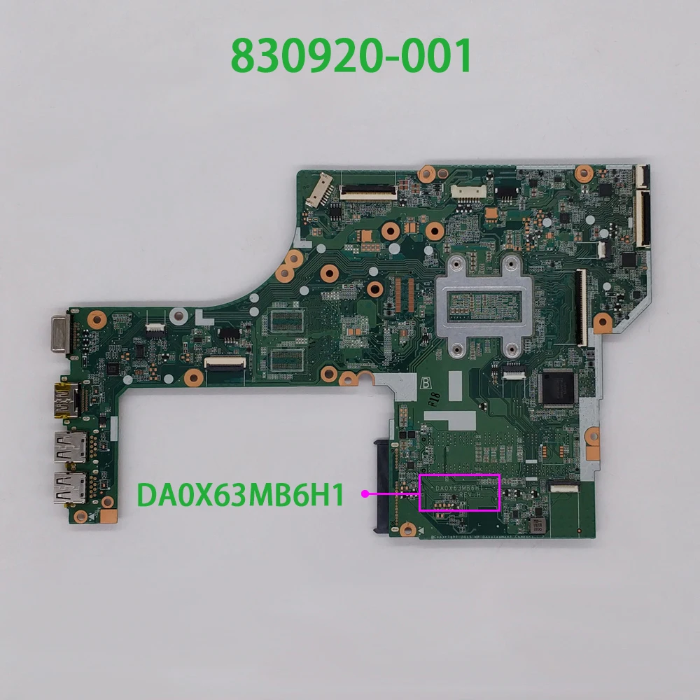 830920-601 830920-001 DA0X63MB6H1 Модель: X63 Вт 3855U CPU UMA для HP ProBook 450 G3 материнская плата ноутбука