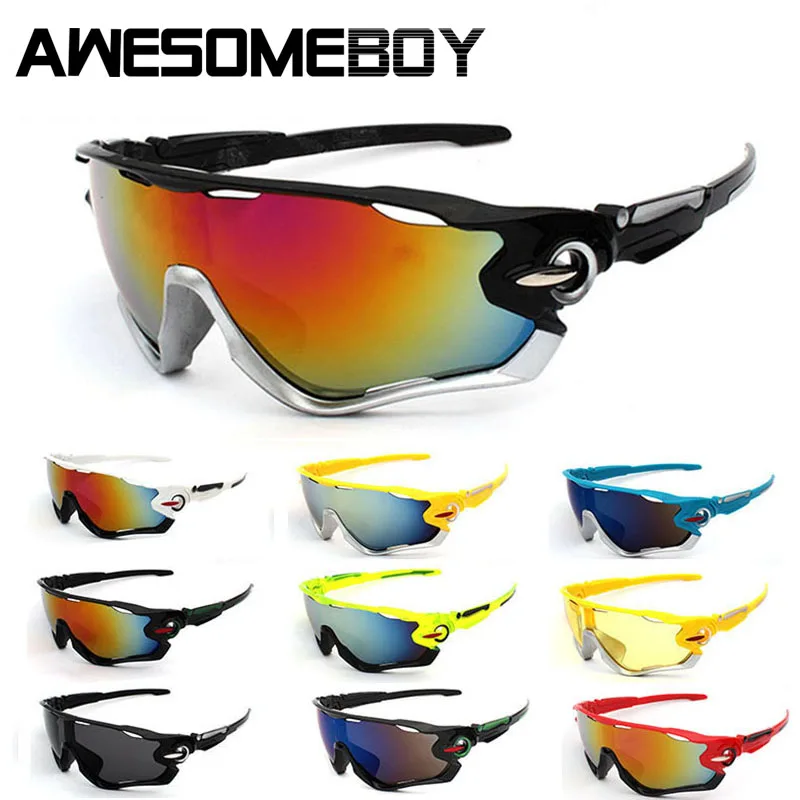 Мужские Женские велосипедные очки спортивные солнцезащитные UV400 HD MTB для езды на