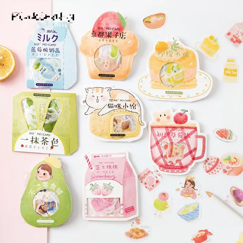 40 шт./партия Kawaii закуски молоко украшение стикер DIY дневэтикетка дневник наклейка