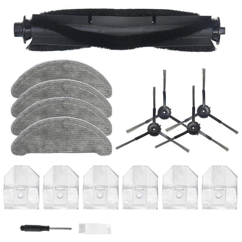 

Main Brush Roll Brush Dust Bag for ROIDMI EVE Plus Vacuum Cleaner Parts Dust Bag Wipes Cleaner Sweeper Accessories