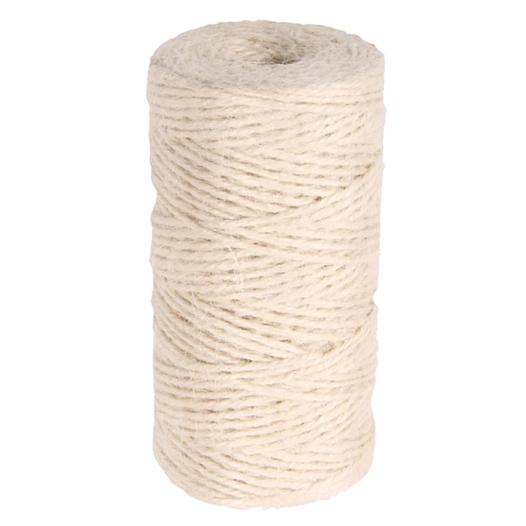 328 футов джутовый шпагат прочный шнур 2 мм толстая веревка для творчества