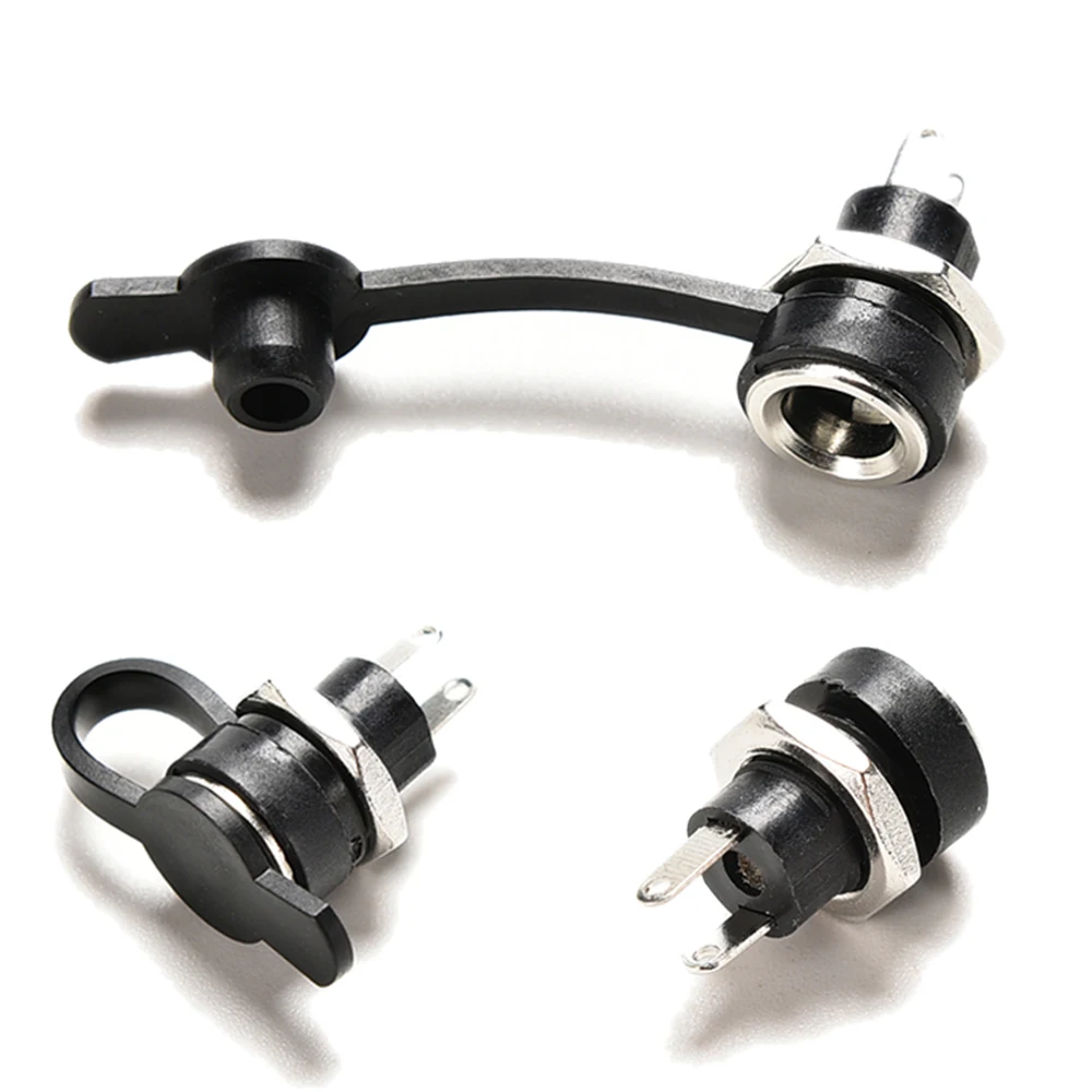 DC-022B DC разъем для розетки питания с водонепроницаемой крышкой женский монтажный