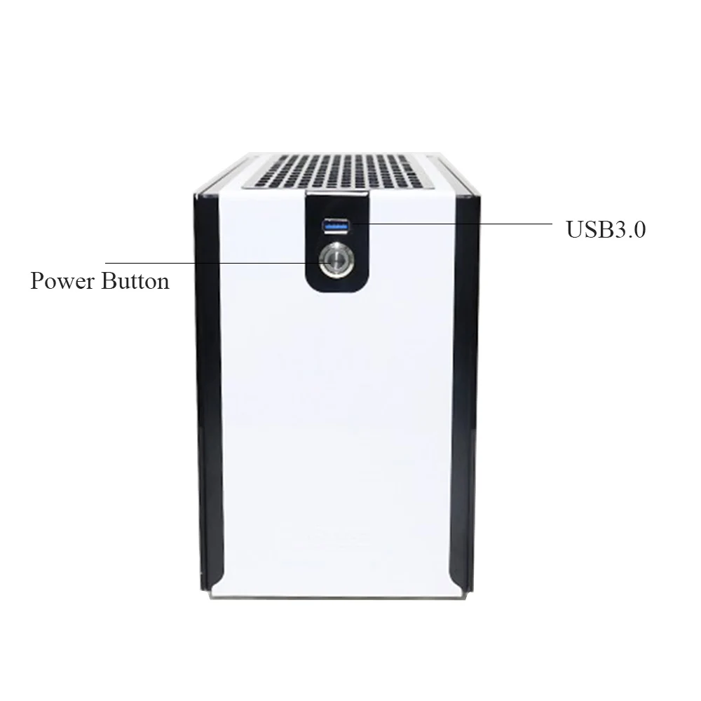 L50 ITX материнская плата Mini DIY настольный чехол акриловый прозрачный для игрового