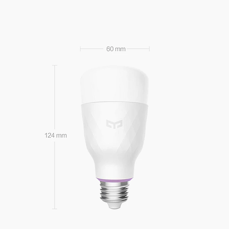 Оригинальная умная светодиодная RGB Лампочка Xiao mi Yeelight цветная E27 10 Вт 800 люменов jia