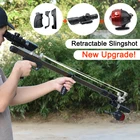 Мощный, телескопический Рогатка может стрелять в рыбу с прицелом, профессиональное наружное охотничье оборудование, фотовспышка дальнего радиуса