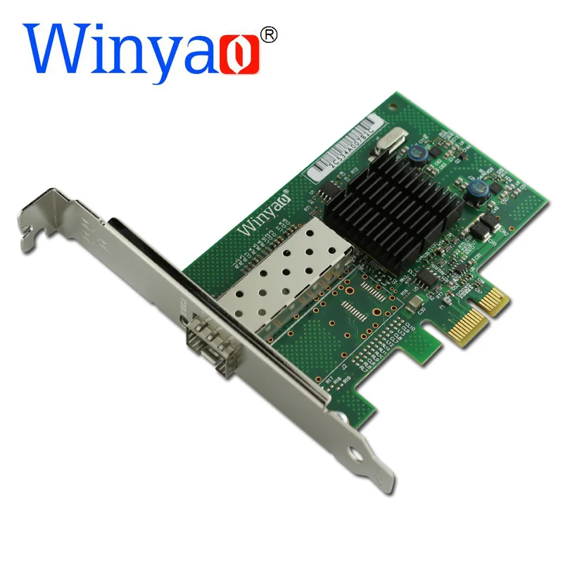 

Гигабитная волоконная сетевая карта WY576F1SFP PCI-E X1, технология оптического волокна, FTTD бездисковая