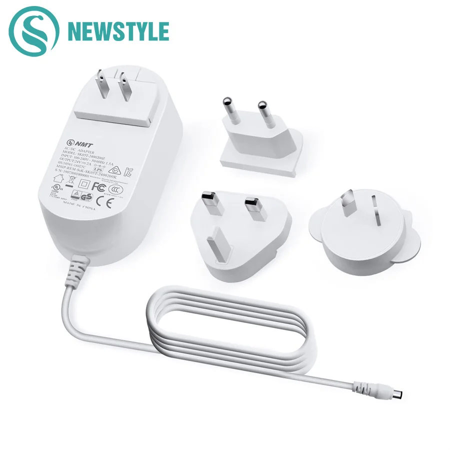 24 В 2A AC/DC Универсальный блок питания зарядное устройство Трансформатор Адаптер