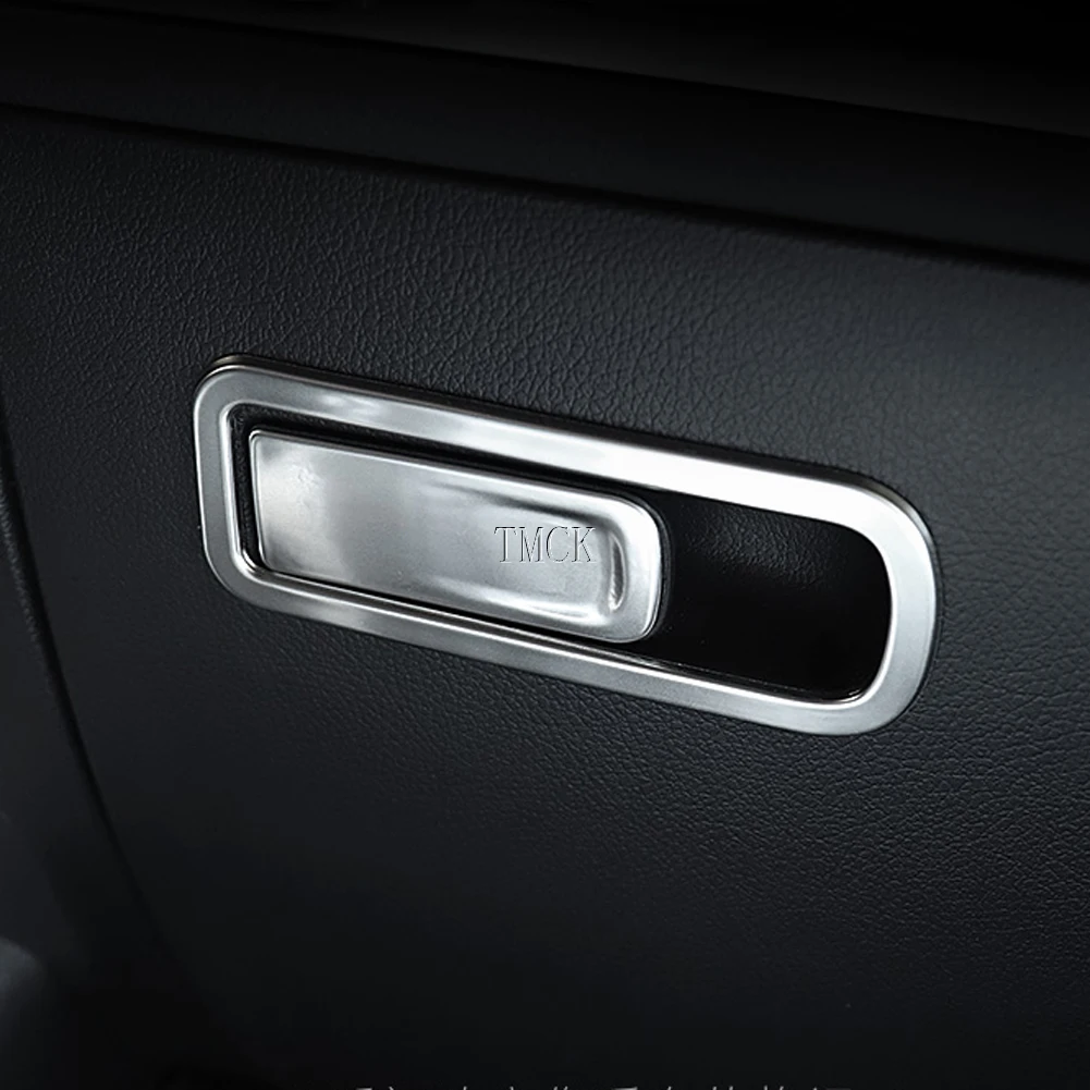 For Mercedes Benz A B CLA GLB GLA Class W177 W247 C118 W118 X247 H247 Car Accessories Copilot Glove Box Handle Switch Cover Trim |