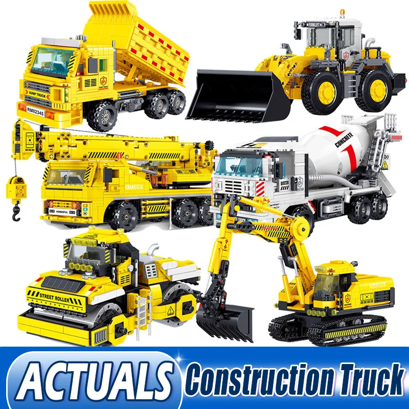 Высокотехнологичный автомобиль Yeshin маленький экскаватор бульдозер кран