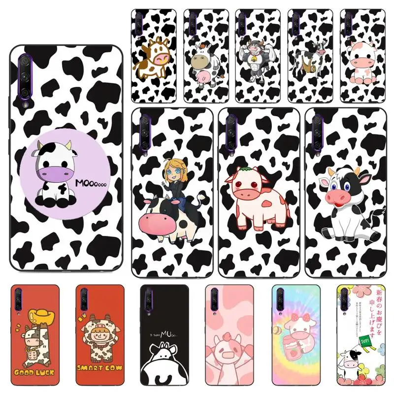 

YNDFCNB cartoon cattle cow Phone Case for Huawei Y5 II Y6 II Y5 Y6 Y7 Prime Y7Plus Y9 2018 2019