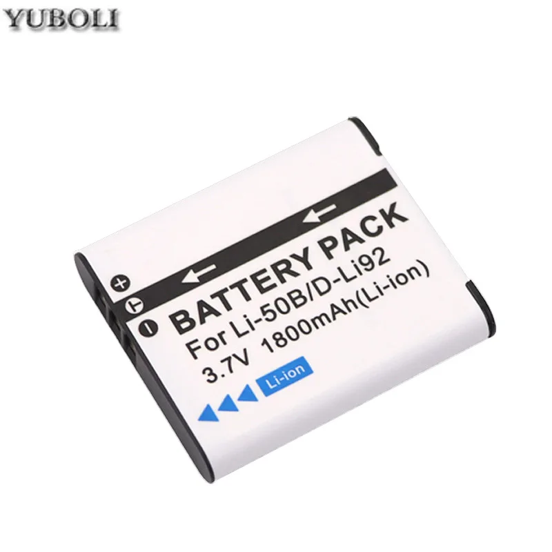 1battery Li50b Li-50B LI50B li ion аккумулятор 50B Батарея+ USB Зарядное устройство для цифровой камеры OLYMPUS SP 810 800UZ u6010 u6020 u9010 SZ14 SZ16 D755 u1010 SZ30 SZ20 XZ-1 - Цвет: 1battery