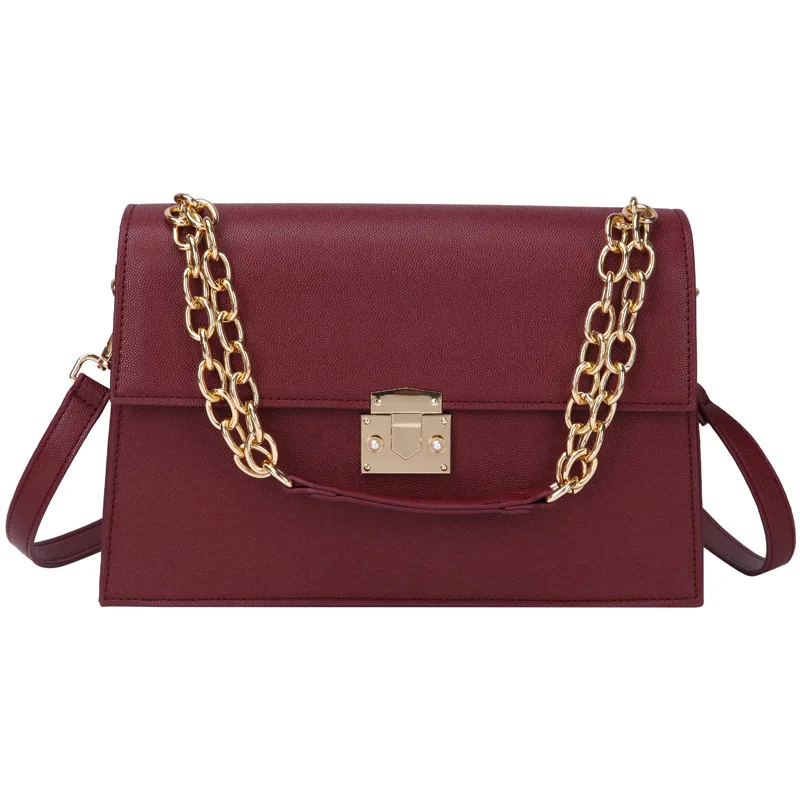 

One-shoulder Big Bag Female 2021 New Korean Version Of The Messenger Bag Chain Simple Fashion Large-capacity Small Square Bag