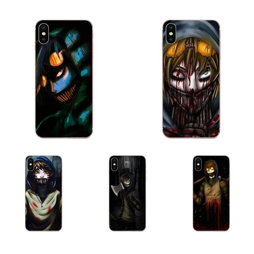 Creepypasta Тикки Тоби X считыватель плакат для htc Desire 530 626 628 630 816 820 830 один A9 M7 M8 M9 M10 E9 U11