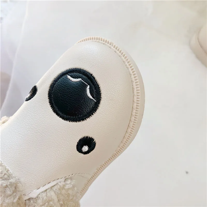 Детские зимние ботинки CUZULLAA для мальчиков и девочек милая повседневная обувь с