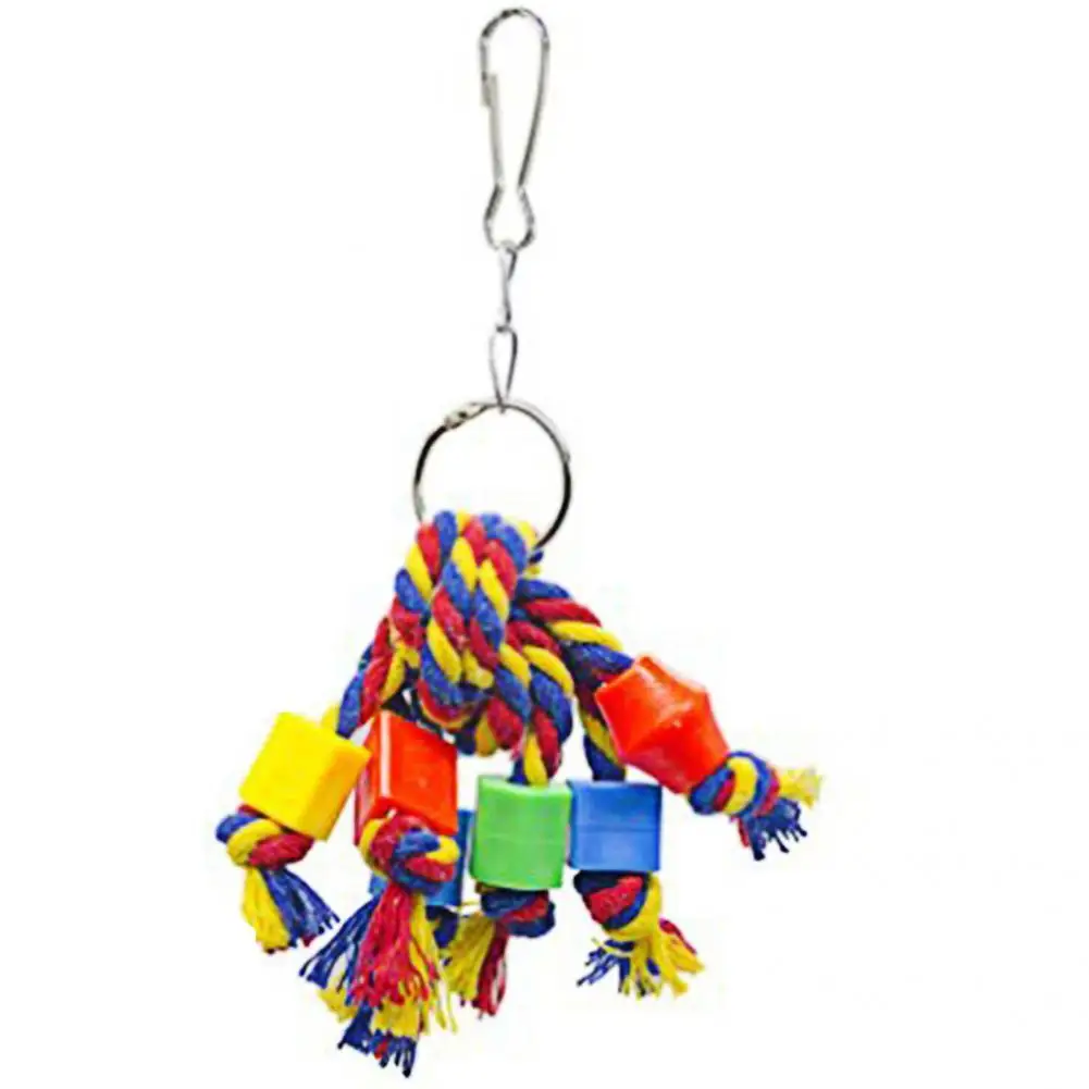 

Decorative Cotton Rope Pet Bird Chew Hanging Pendant Outdoor Decoration