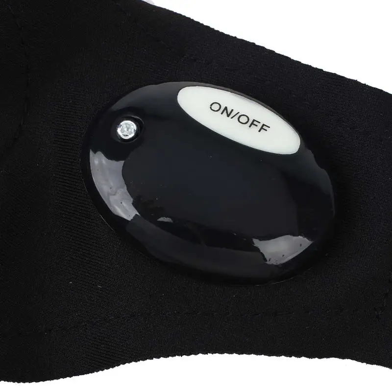 Светодиодный светильник со вспышкой ic перчатки без пальцев с 2 светодиодный для