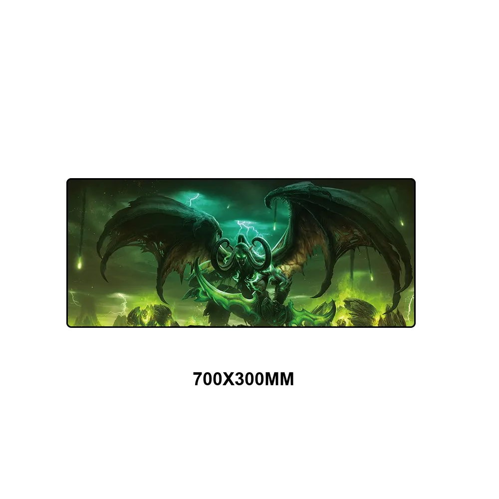 Игровой коврик для мыши 70X30 см для World of Warcraft, коврик для мыши, большой размер XL, коврик для мыши с клавиатурой, для игрового ноутбука, резиновый коврик для компьютера, ПК, скоростной коврик - Цвет: MSSJ-RW022