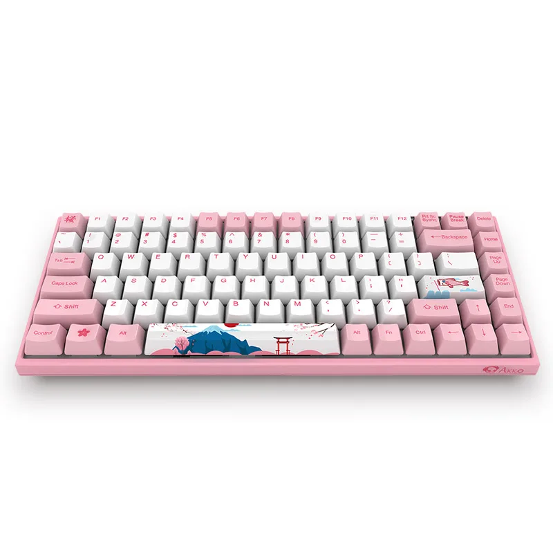 Akko 3084 USB Проводной Двойной режим 84 клавиши клавиатуры World Tour Токио Механическая игровая клавиатура для ПК, ноутбука, компьютера