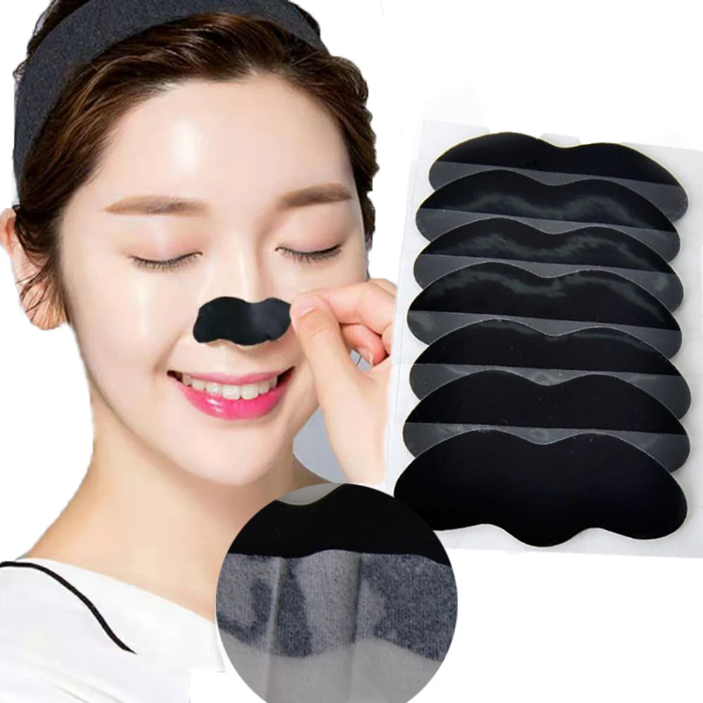 

10/50/100PCS Bamboo Charcoal Blackhead Remover Nose Mask Strips for Nose Cleansing Nose Sticker Deep Clean Treatment