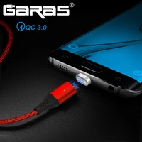 garas qc3 0 magnetic cable usb type c cable data transfer cable usb c mobile phone cables type c to adapter for xiaomi12 huawei