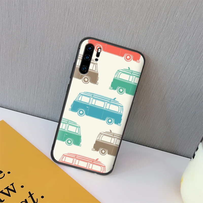 В английском ретро стиле Лондона автомобиля для huawei Y6 Y7 2018 Y9 Prime 2019 Коврики 10 20 Pro