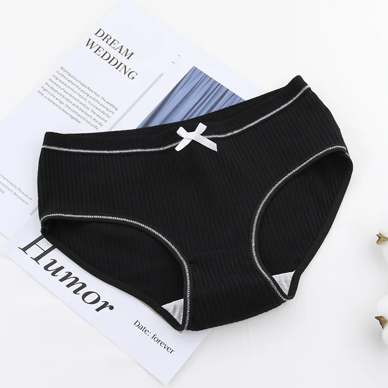Модные женские хлопковые Сексуальные трусы ярких цветов мягкие дышащие нижнее