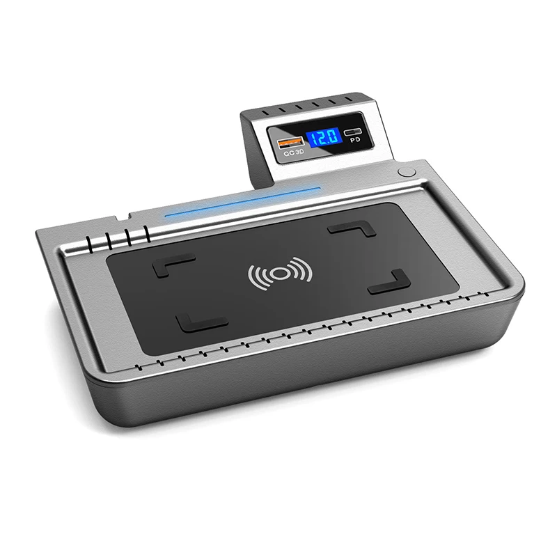 for ford explorer 2020 2021 car wireless charger qi phone charger 15w fast charging case phone holder accessories for iphone 8 free global shipping