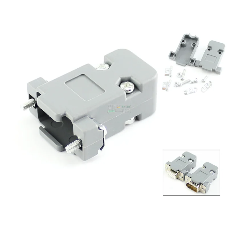 

10Pcs VGA head and 232 head universal plastic housing DP15 and DP9 head universal housing screws HiFi Accessories