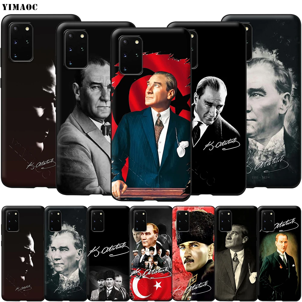 Турецкий чехол Mustafa Kemal Ataturk для Galaxy A10s A20s A30s A40s A50s A70s Note 10 20 Plus A2 J4 J6 J7 J8 A21s M11 M21 M31s