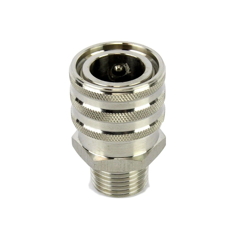 

Kegland High quality Stainless Steel Female quick disconnects 1/2" BSP Male Thread,Homebrew Hardware,Pump fitting