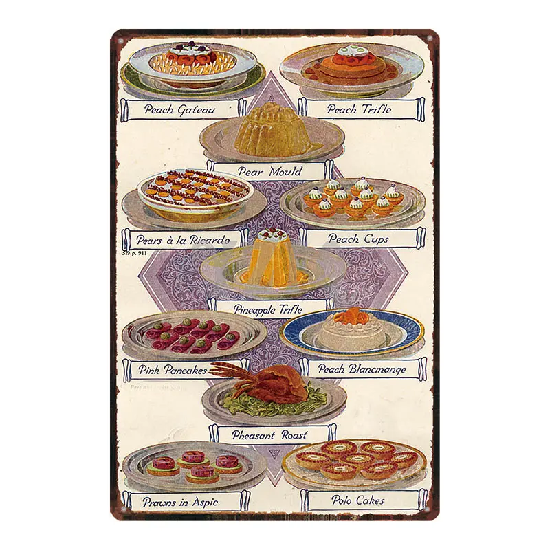 

Барбекю зоны шеф-повара кухни металлические знаки потертый шик Винтажный стиль стена паб домашнее искусство Ресторан Декор металлический ...