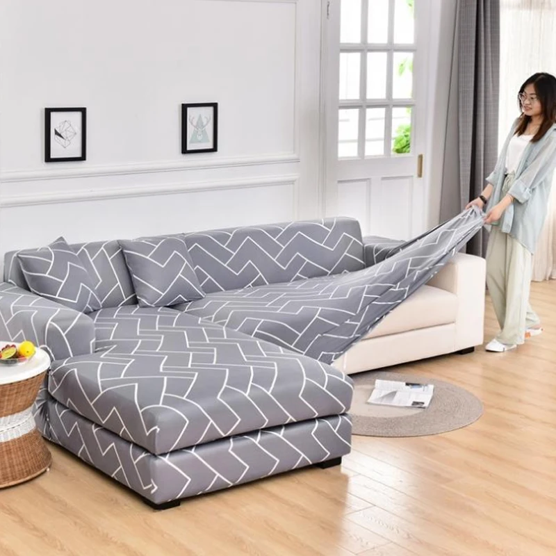 

Living room sofa cover corner corner L-type elastic 3 4 seat cushion cover cushion decorative sofa corner cover