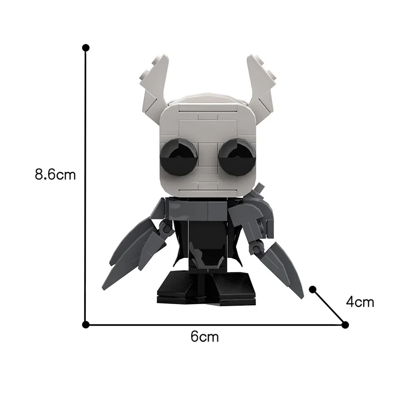 

New Cartoon Movie Action Figure HollowED-Knight Bricks Compatible with Small MOC Building Blocks DIY Assemble Toys for Children
