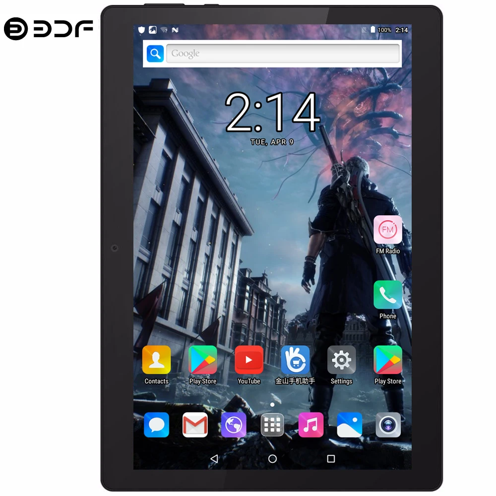BDF, планшет, 10 дюймов, 3G/4G, LTE, телефонный звонок, планшетный ПК, четыре ядра, 4 Гб ram, 64 ГБ rom, Tab 1280*800, ips 10,1, планшеты, Android 8,1