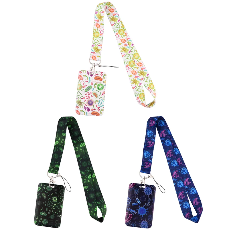 

20pcs/lot G2206 Medical Treatment Neck Strap Lanyard for Phone Strap USB badge holder DIY Hang Rope With Card Holder For Doctor