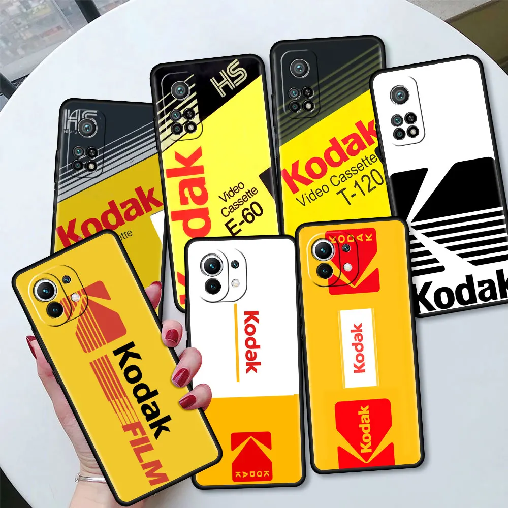 

Luxury Kodak Tpu Case For Xiaomi Poco X3 NFC M3 F1 Phone Capa for Mi 11 10T Pro 9T CC9 CC9E Note 10 A2 Lite Soft Cover