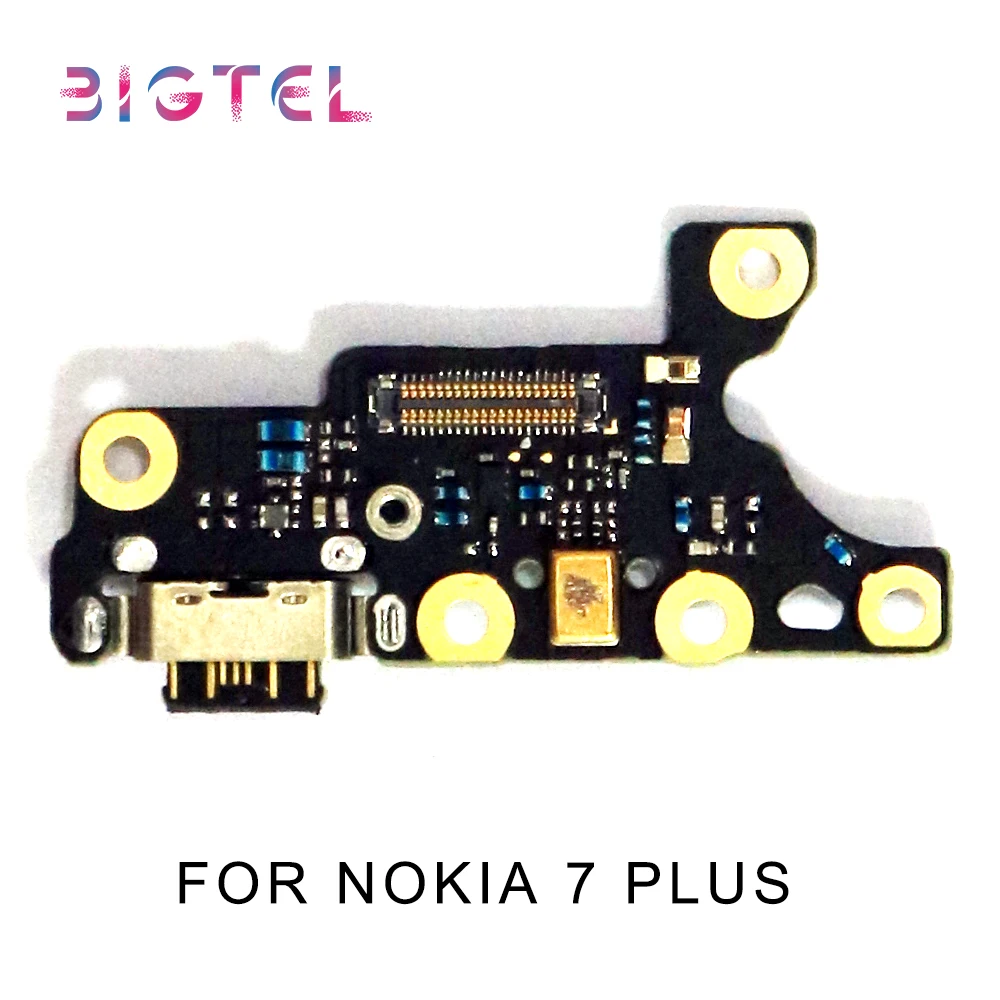 

5 Pcs/Lot For Nokia 7 7.1 7 Plus USB Charging Port Dock Connector Board Parts Flex Cable With Microphone Mic