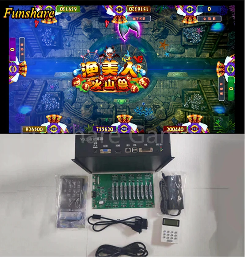 

Most Played Fish Table Arcade Game Machine Video Game Software Fishing Mermaid