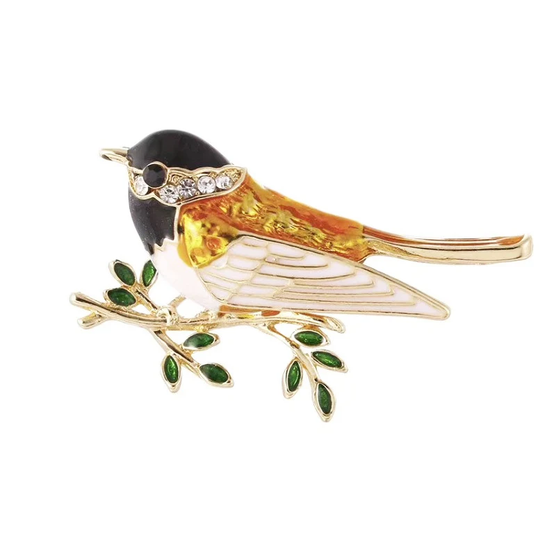 

2021 Multicolor Bird Brooch Pins Quality Enamel Brooches Designer Jewelry Gift
