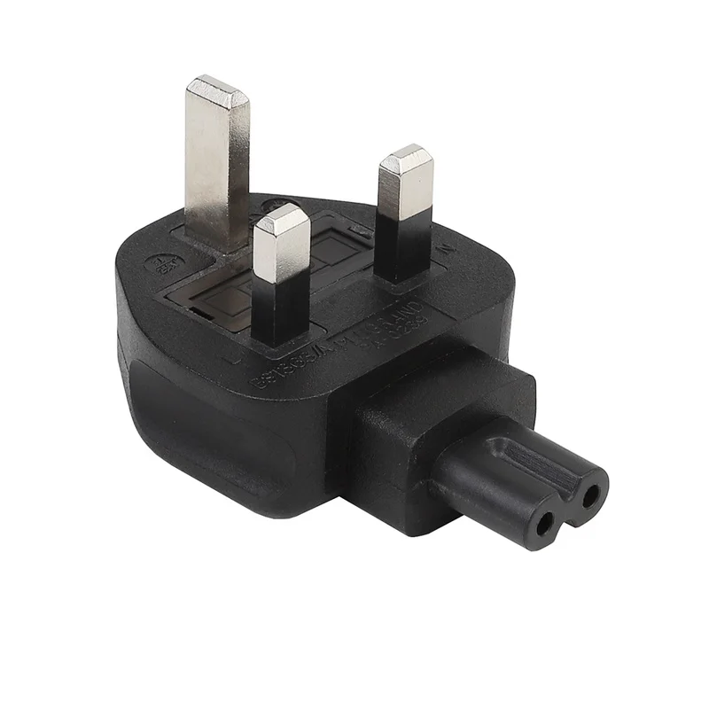 UK-C7 UK TO IEC320 C7 3Pin адаптер питания переменного тока переходник розетка дорожная