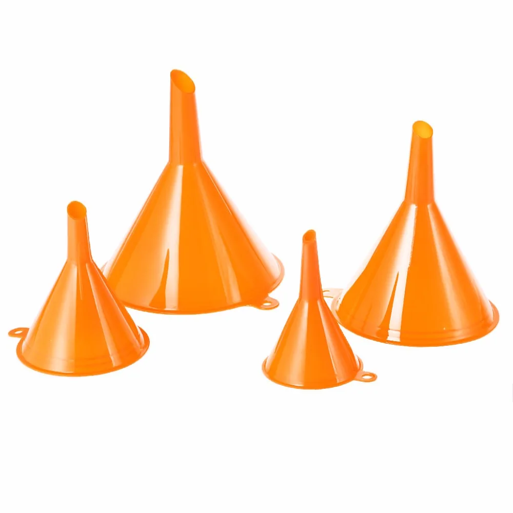 

Free shipping 4Pcs Plastic Funnel Set for Car Oil Gas and Fluids Auto Home Kitchen Function Plastic Funnel Au13 19 Droship