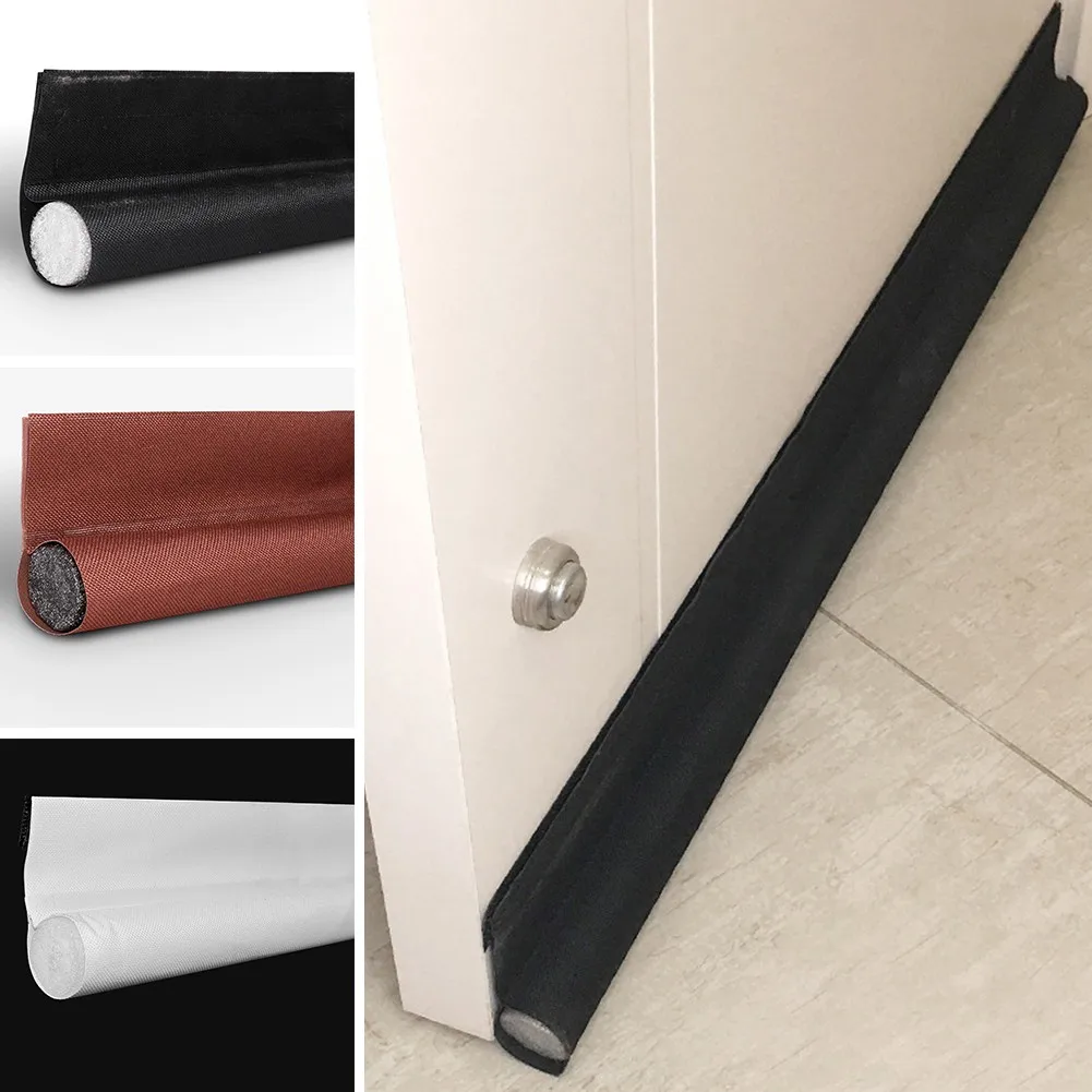 

Door Draft Stopper Door Seal Strip Bottom Wind Sweep Adjustable Draft Blocker Weatherstrip Insulator Acoustic Seal Strip