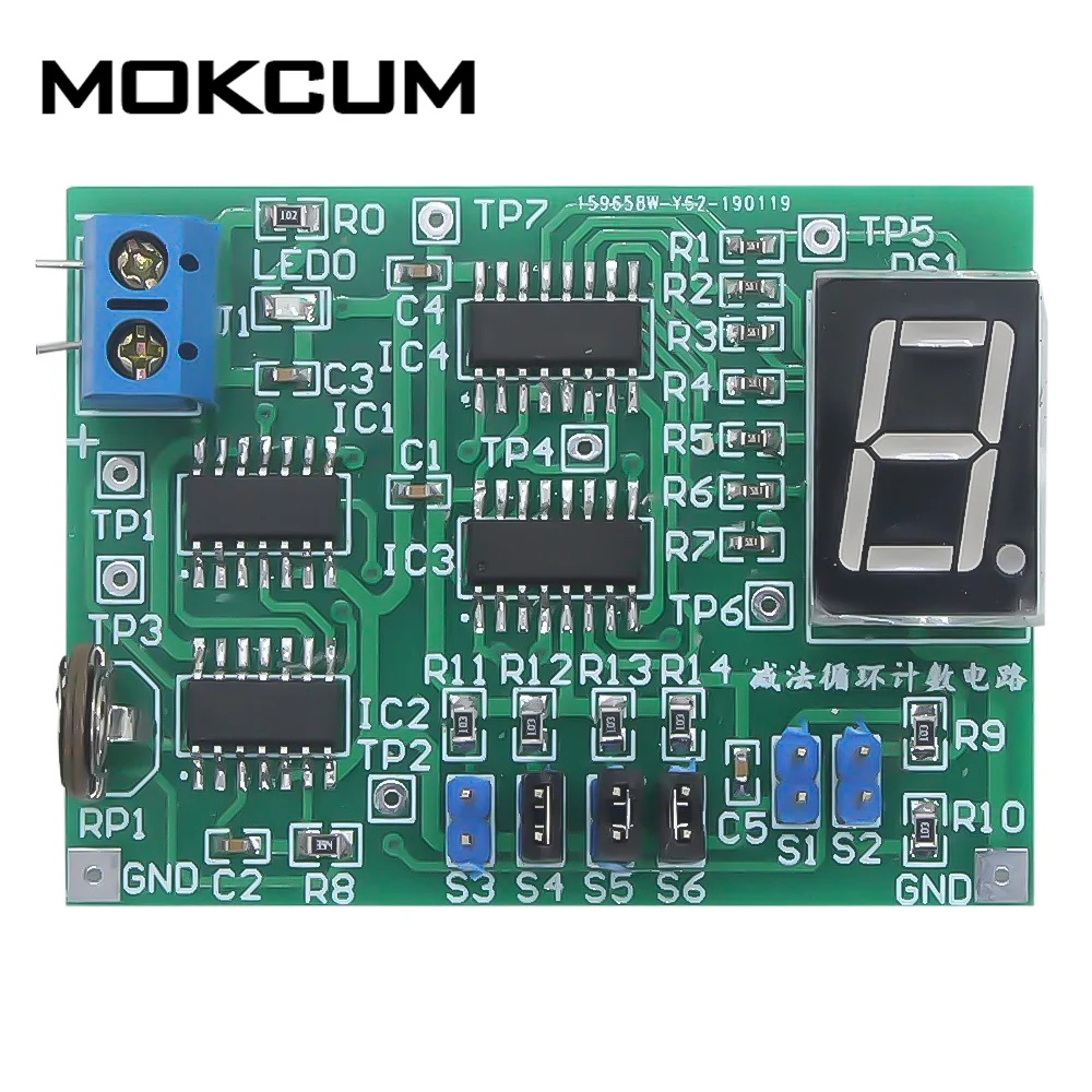 Набор для самостоятельной сборки 5 в постоянного тока счетчик вычитания