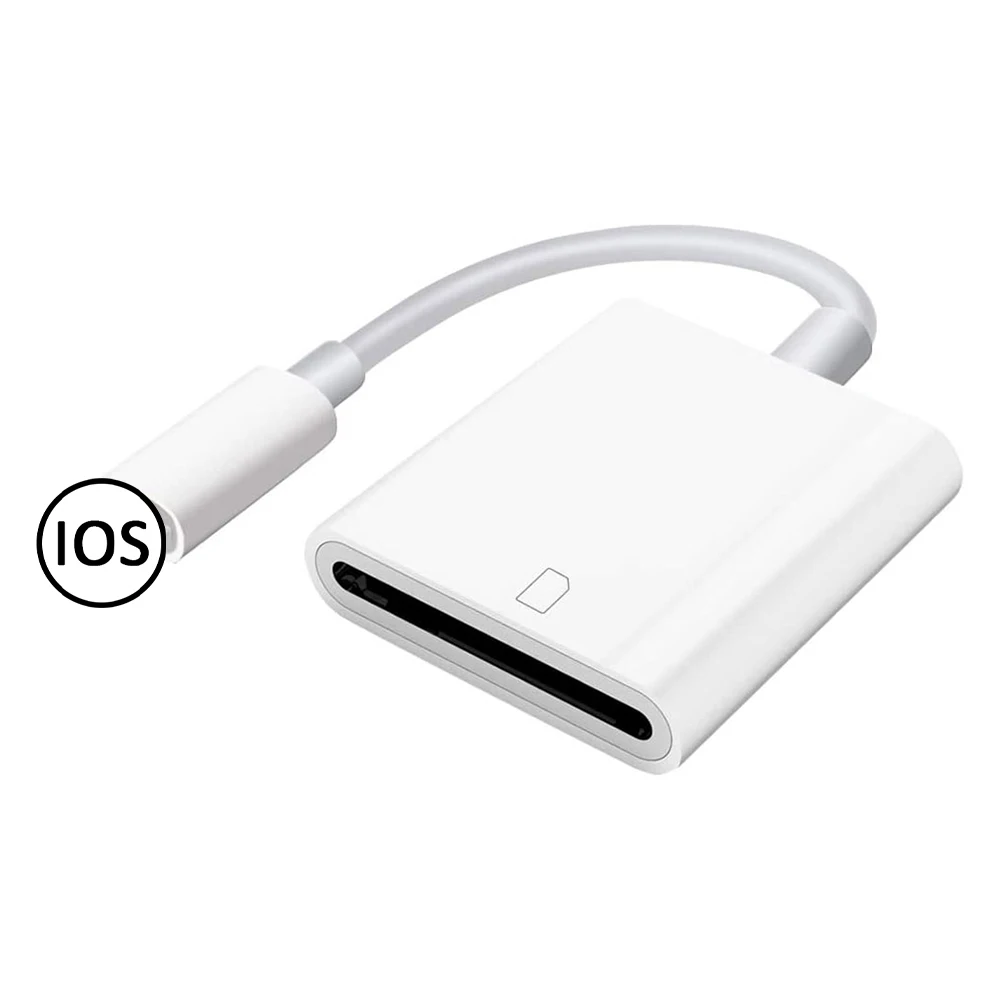 Адаптер для SD-карты OTG с подсветкой камеры Micro SD устройство чтения карт телефона iOS