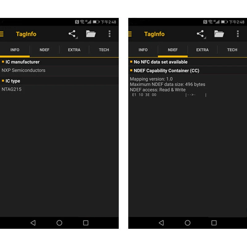 Лучшие предложения 100 шт./лот для NTAG215 NFC ПВХ монеты чипы телефонов Доступные