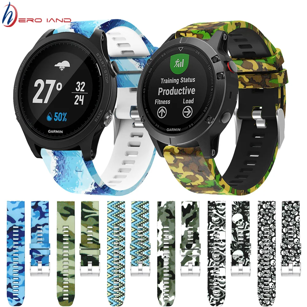 22 мм спортивный ремешок для часов Garmin Instinct/Fenix 5 5Plus/quatix5/Forerunner 935 945 Смарт часы