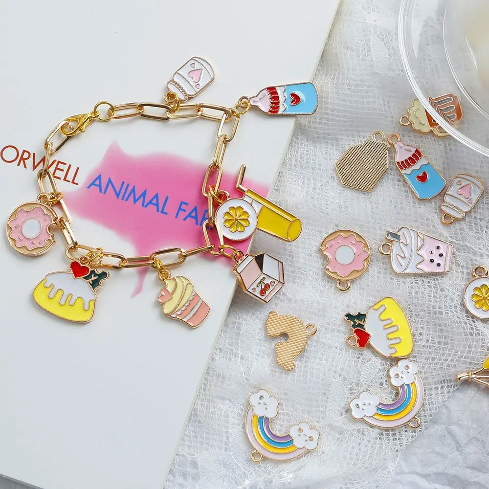 

Серьги в виде мороженого, торта, молока, напитков, сердце, «сделай сам», ювелирные изделия, аксессуары, радуга, изготовление ювелирных издели...